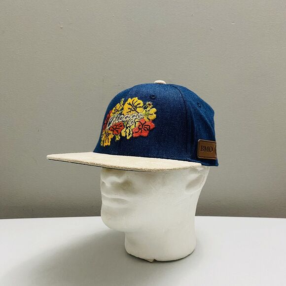 Chicago Bulls Artist Hat Series CHI NWOSU Strapback Floral Denim Cap SGA 1/20/24 - Picture 4 of 10